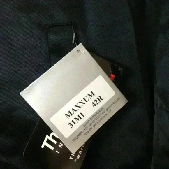 Gerber Outerwear Thinsulate 3M Blue 42 Reg Coat - Picture 7 of 8